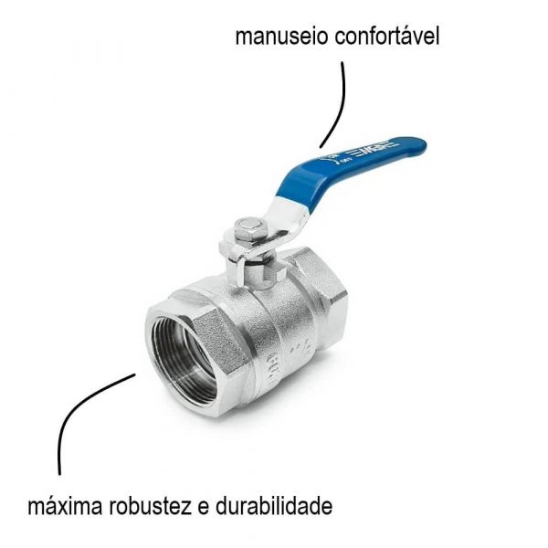 Válvula Esfera Monobloco 2” PP DN50 Mga