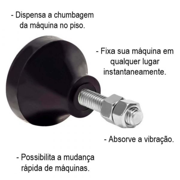 Amortecedor Micro I 1/4 Pol. Vibra Stop